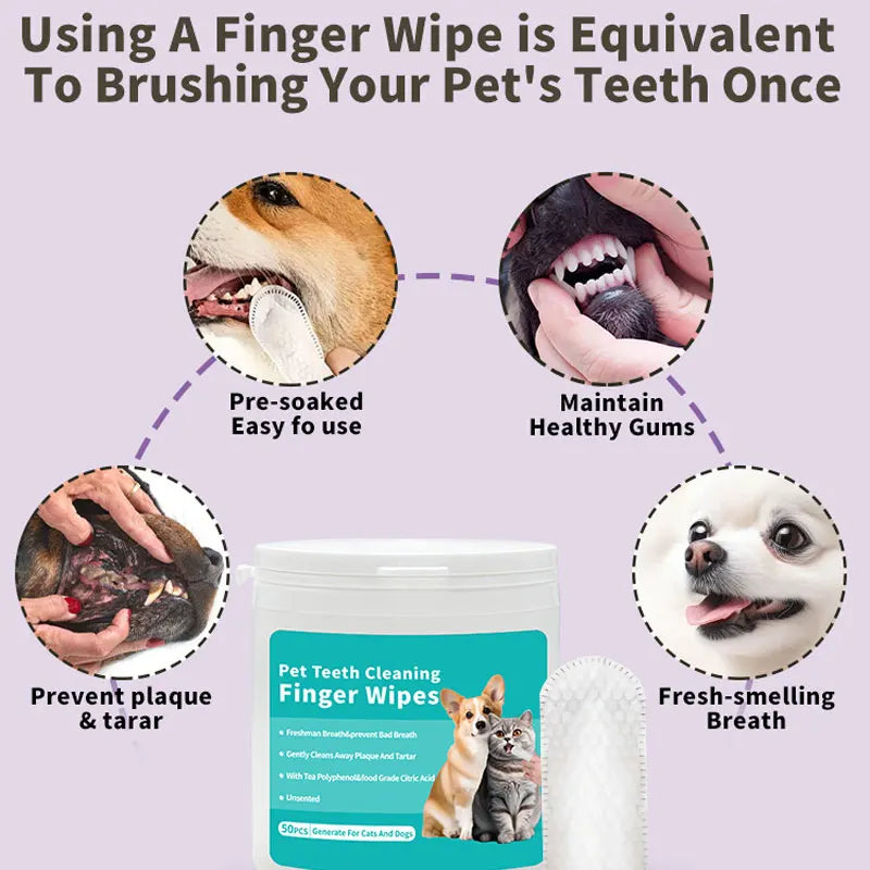Pet Finger Wipes